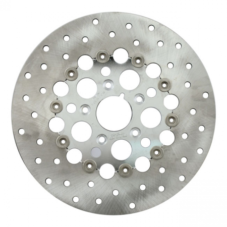 SS BRAKE ROTOR, FRONT, FLOATING, CHROME