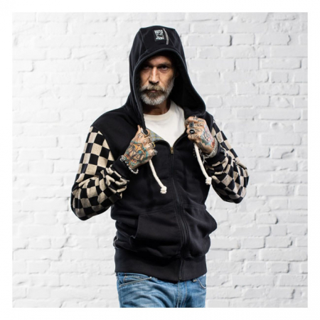 HOLY FREEDOM SIR COCK HOODED WINDSTOP SWEAT BLACK