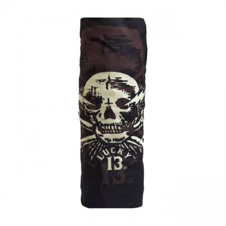 LUCKY 13 SKULL TUNNEL BLACK