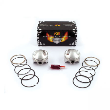 KB PERFORMANCE, 1340 SHOVEL FORGED PISTON KIT. STD