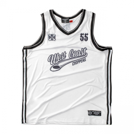 WCC 55 BASKET GAME JERSEY WHITE