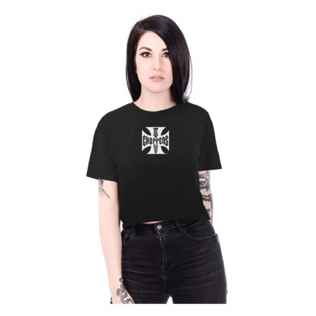 WCC OG LADIES CROP T-SHIRT BLACK