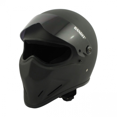 BANDIT CRYSTAL HELMET,MATTE BLACK, S