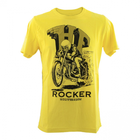 HOLY FREEDOM ROCKER YELLOW T-SHIRT, M