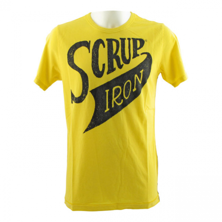 HOLY FREEDOM SCRUP YELLOW T-SHIRT, M