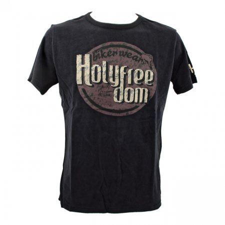 HOLY FREEDOM T-SHIRT, LOGO BLACK, M