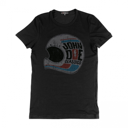 JOHN DOE HELMET T-SHIRT BLACK