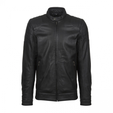 JOHN DOE LEATHER JACKET ROADSTER BLACK