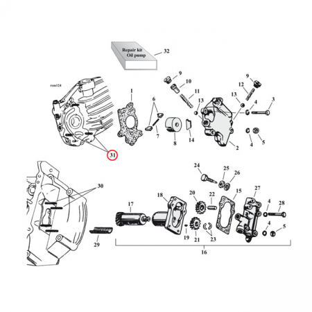 STUD, FEED PUMP