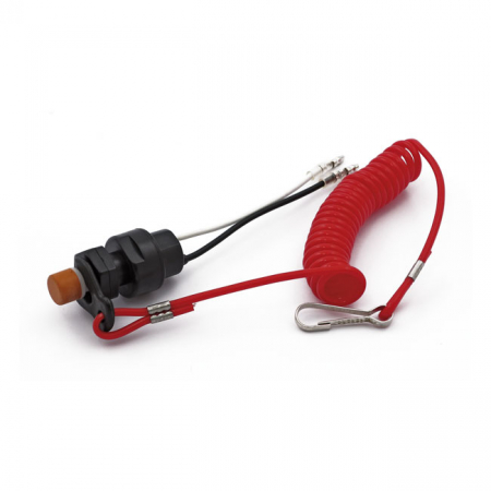 EMERGENCY IGNITION KILL SWITCH, CLIP-ON LANYARD