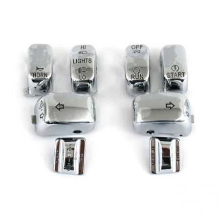 SWITCH CAP KIT, CHROME, OEM