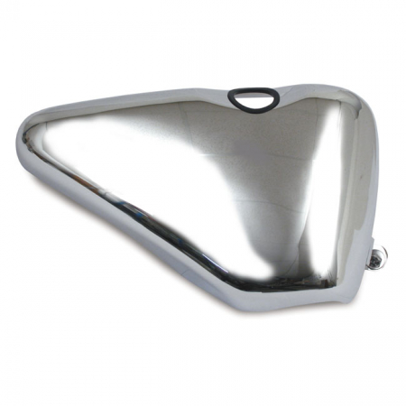 OIL TANK COVER, CHROME. OEM