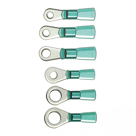 STANDARD CO, RING TERMINAL CONNECTORS #6. BLUE