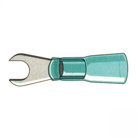 STANDARD CO, SPADE TERMINAL CONNECTORS #6. BLUE