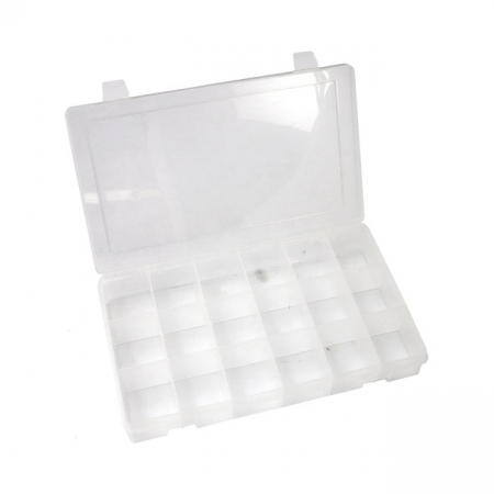 STANDARD CO, UNIVERSAL 18 COMPARTMENT STOREAGE BOX, PLASTIC