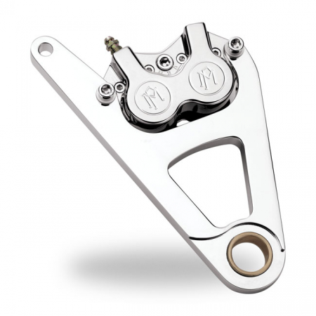 PM, RIGHT FRONT 4-P CALIPER BRACKET, 11.5". POLISHED