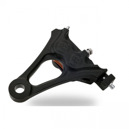 PM, 4-PISTON ONE-PIECE CALIPER/BRACKET, REAR. BLACK