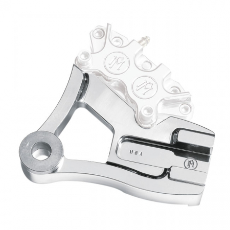 PM, REAR 4-P CALIPER BRACKET, 11.5". POLISHED