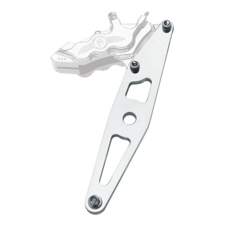 PM, REAR 6-P CALIPER BRACKET, 11.5 & 13". POLISHED