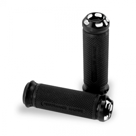 PERFORMANCE MACHINE, APEX HANDLEBAR GRIPS. BLACK