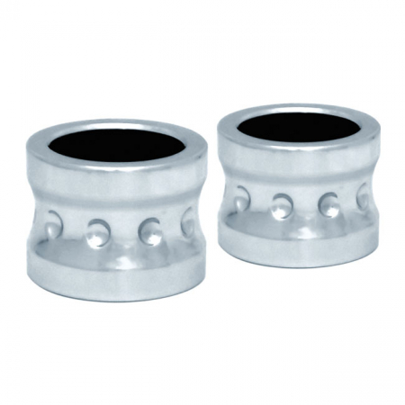 COVINGTONS, ALUMINUM FRONT AXLE SPACER SET. CHROME