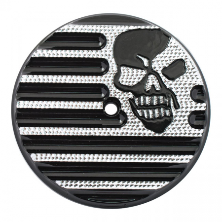 COVINGTONS, FINNED AIR CLEANER COVER INSERT. SKULL, DIAMOND