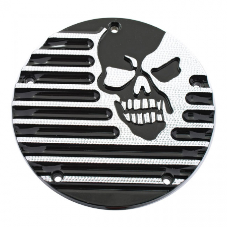 COVINGTONS, DERBY COVER FINNED SKULL. BLACK DIAMOND