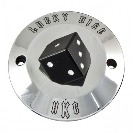 HKC POINT COVER 2-HOLE. LUCKY DICE, POLISHED