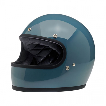 BILTWELL GRINGO HELMET GLOSS BAJA BLUE