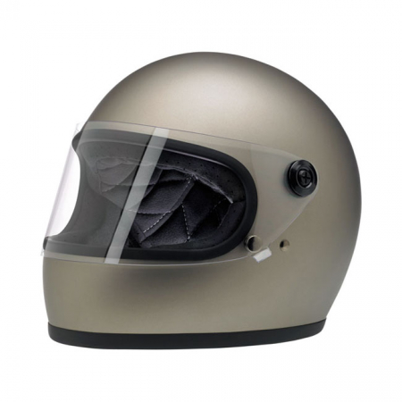 BILTWELL GRINGO S HELMET FLAT TITANIUM