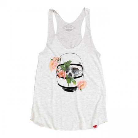 BILTWELL ROSES TANKTOP OATMEAL