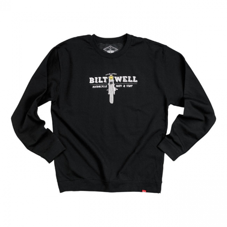 BILTWELL PARTS SWEATSHIRT BLACK