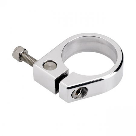 BILTWELL, 1-3/4" DUO HEADER PIPE CLAMP. POLISHED