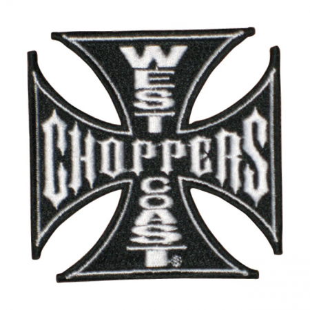 WCC PATCH 1 MALTESE CROSS, BLACK/WHITE