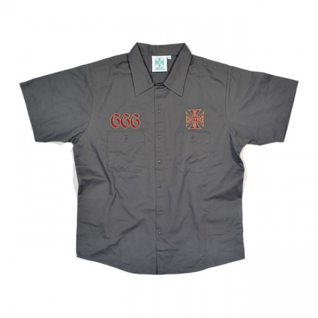 WCC WORKSHIRT CHAPEL GREY, SIZE S