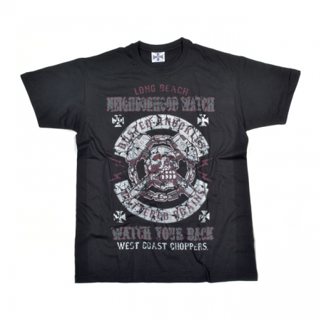 WCC BUSTED KNUCKLES TEE, BLACK