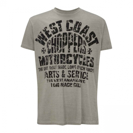 WCC DEALER T-SHIRT OIL DYE BRIGHT GREY