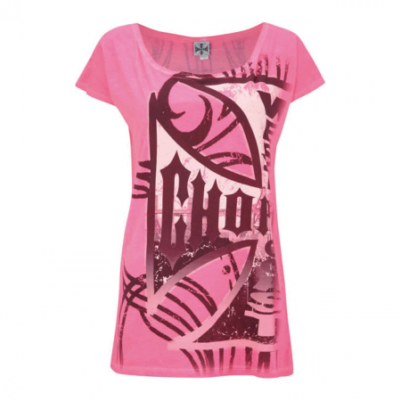 WCC GRAG TEE, FLUOR PINK