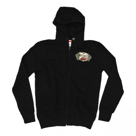 WCC CHEATING DEATH ZIP HOODY, SIZE S