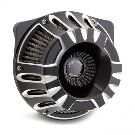 ARLEN NESS, INVERTED AIR CLEANER KIT 'DEEP CUT'. BLACK CC