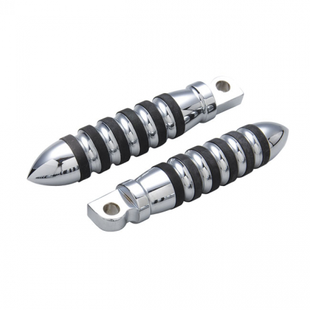 ROCKET MALE FOOTPEGS, CHROME