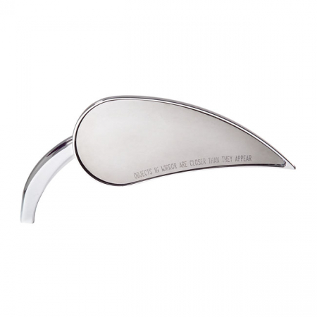 NESS RAD III CAST CHROME MIRROR, RIGHT