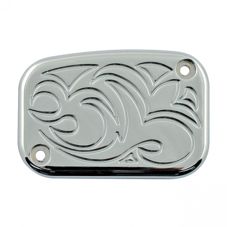 ENGRAVED MASTER CYLINDER COVER, CHROME