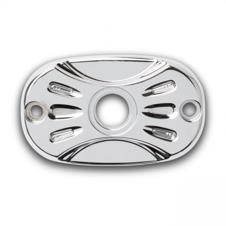 DEEP CUT MASTER CYLINDER COVER, CHROME