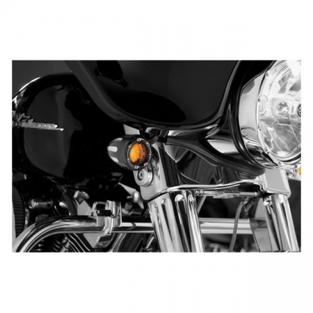 NESS DEEP CUT TURN SIGNAL, LED FIRE RING