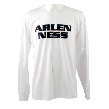 ARLEN NESS RACE LOGO T-SHIRT, WHITE M