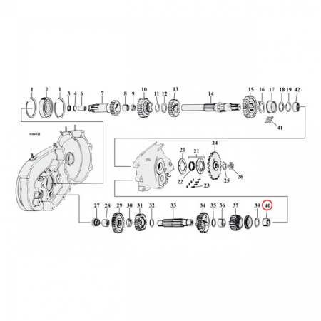 JIMS BEARING, COUNTERSHAFT