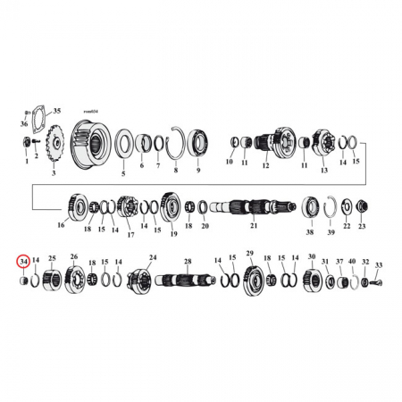 JIMS BEARING, TRANSM. CLOSED END