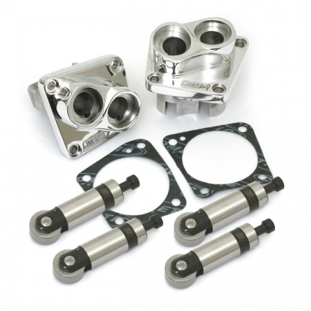 JIMS, TAPPET BLOCK AND POWERGLIDE TAPPET KIT. POLISHED