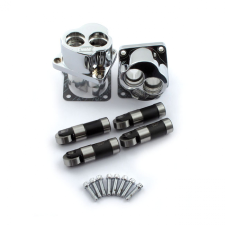 JIMS, BILLET TAPPET BLOCK KIT (CHROME)